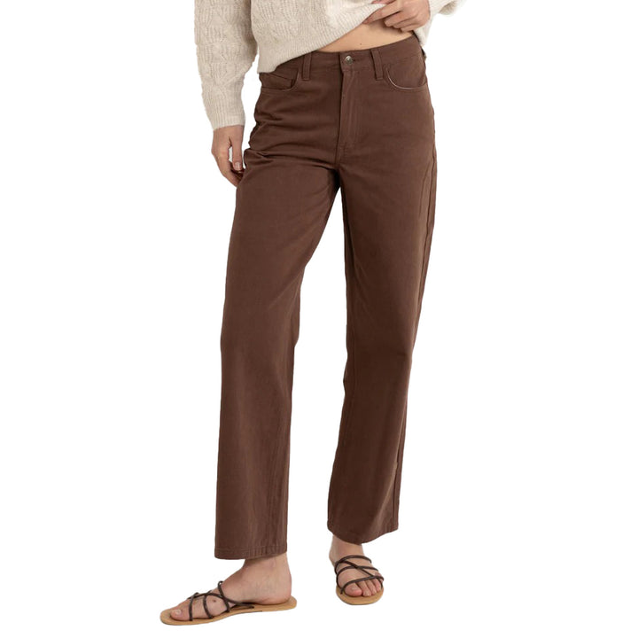 Rhythm Beyond Relaxed Leg Pants - Women's Chocolate