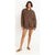 Rhythm Oversized Denim Jacket - Women's Dark Brown