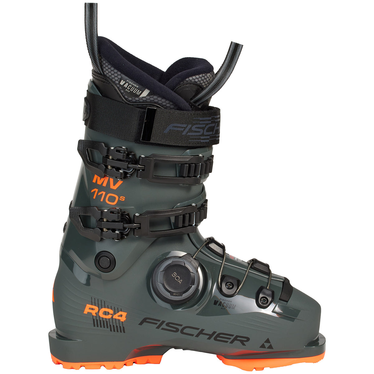 Fischer RC4 110 MV BOA Ski Boots 2027 Rhino Grey/Rhino Grey
