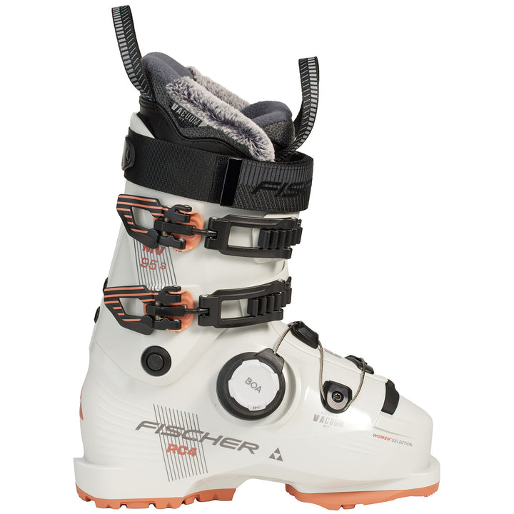 Fischer RC4 95 MV S BOA Ski Boots - Women's 2027 Snow/Snow