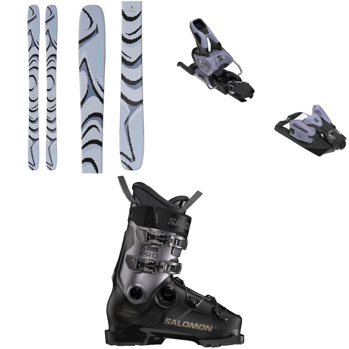 Salomon QST 100 Skis + Strive 12 GW Ski Bindings + S/Pro Supra BOA 120 Ski Boots 2026