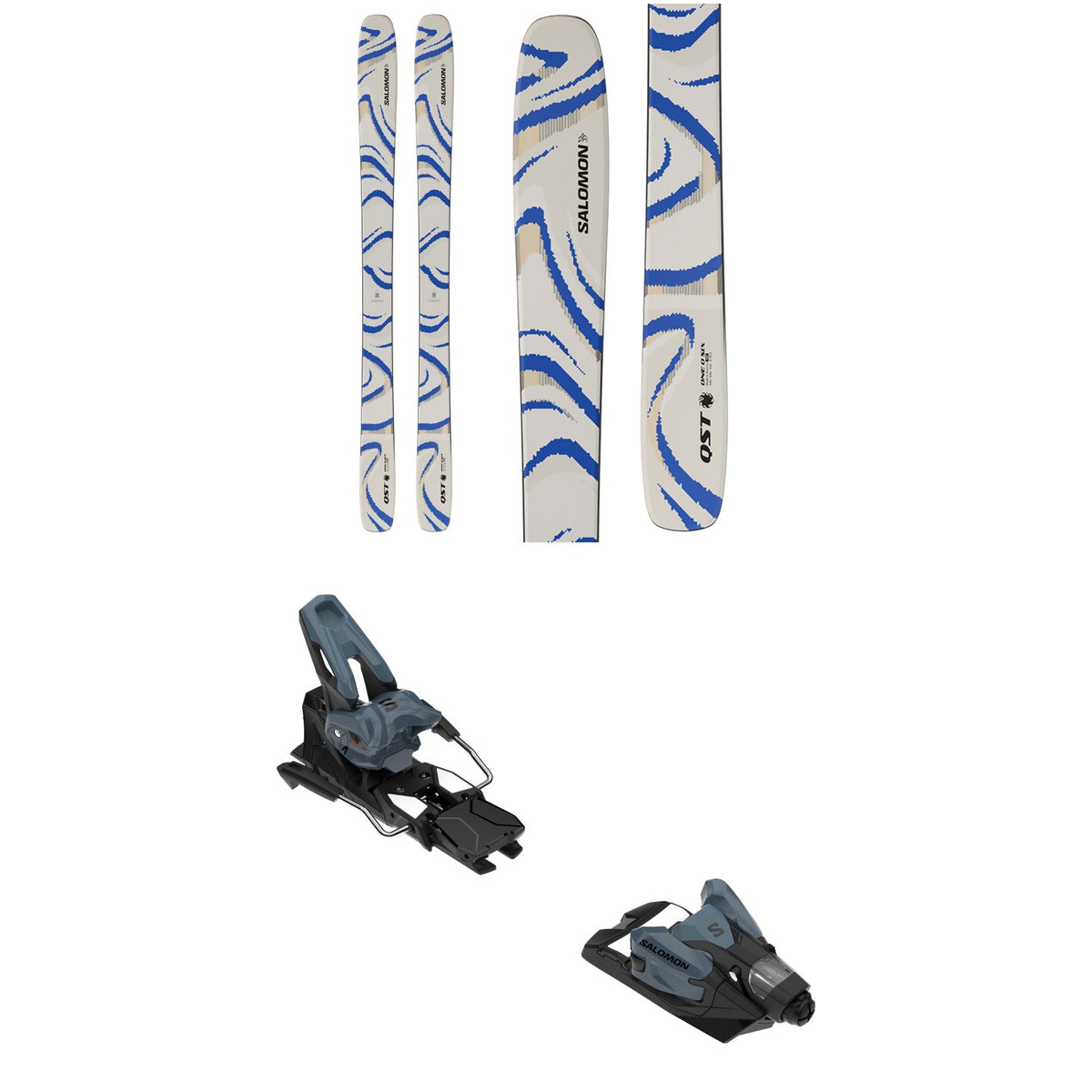 Salomon QST 106 Skis + Strive 14 GW Ski Bindings 2026