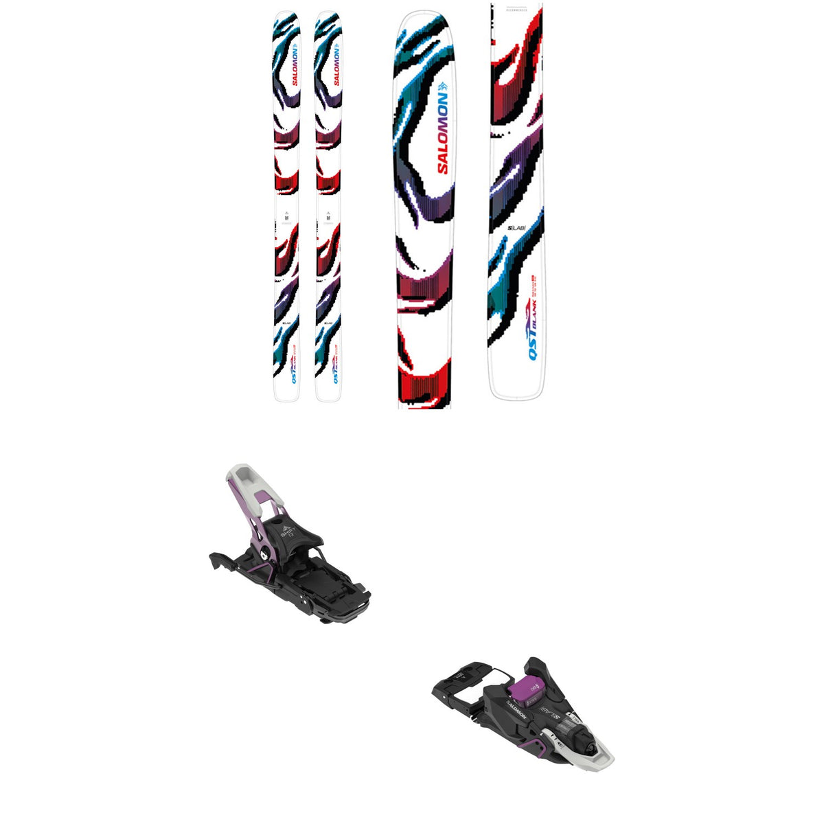 Salomon S/Lab QST Blank Skis + S/Lab Shift² MN 13 Alpine Touring Ski Bindings 2026
