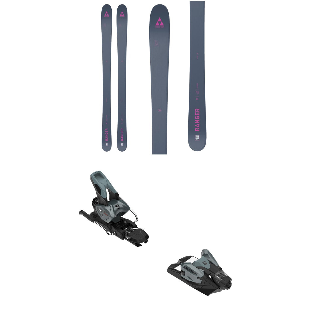 Fischer Ranger Skis + Salomon Strive 12 GW Ski Bindings 2026