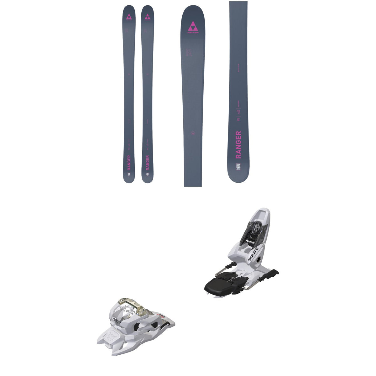 Fischer Ranger Skis + Marker Squire 11 Ski Bindings 2026