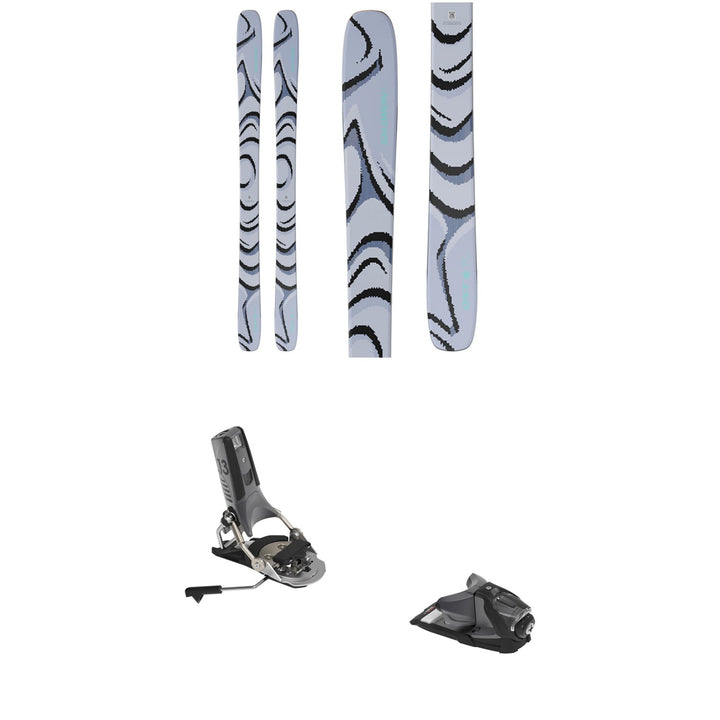 Salomon QST 100 Skis + Look Pivot 2.0 13 GW Ski Bindings 2026