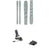 Salomon QST 100 Skis + Look Pivot 2.0 15 GW Ski Bindings 2026