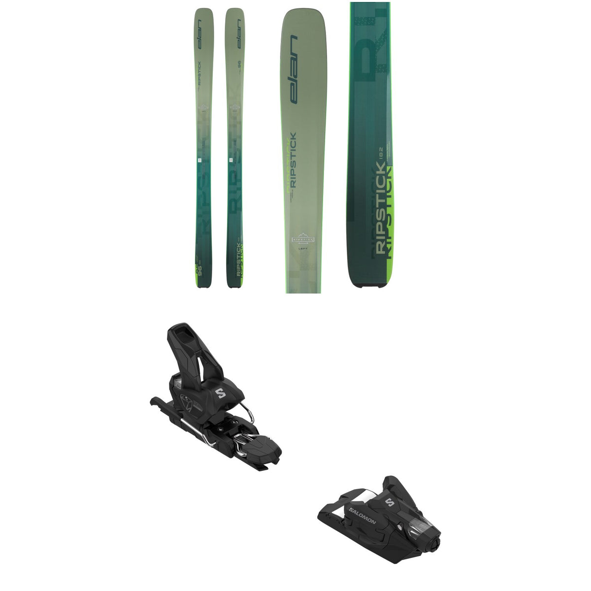Elan Ripstick 96 Skis + Salomon Strive 12 GW Ski Bindings 2026