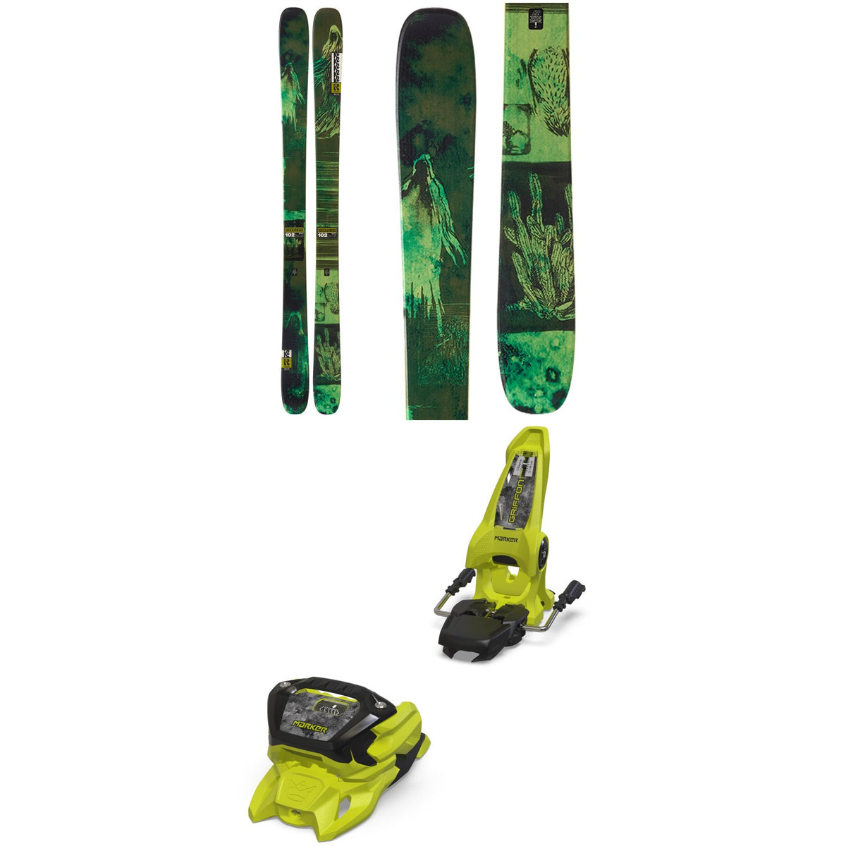 K2 Reckoner 102 Skis 2026 + Marker Griffon 13 ID Ski Bindings
