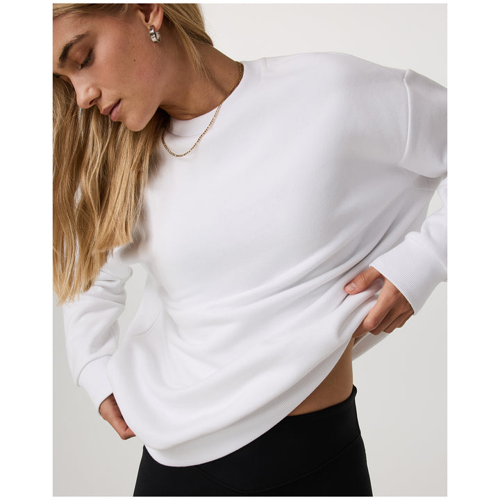 Vuori Restore Oversized 2.0 Crew - Women's White
