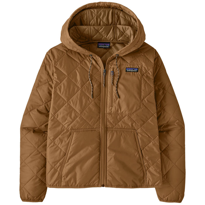 Patagonia Diamond Quilted Bomber Hoodie - Women's Deer Brown