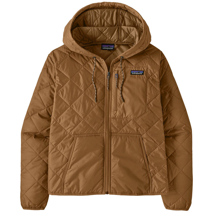 Patagonia Diamond Quilted Bomber Hoodie - Women's Deer Brown