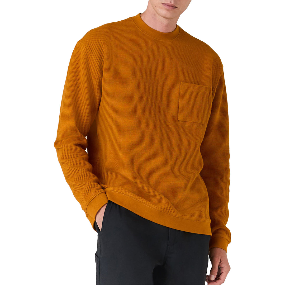 Stance Waffle Crewneck - Men's Spice