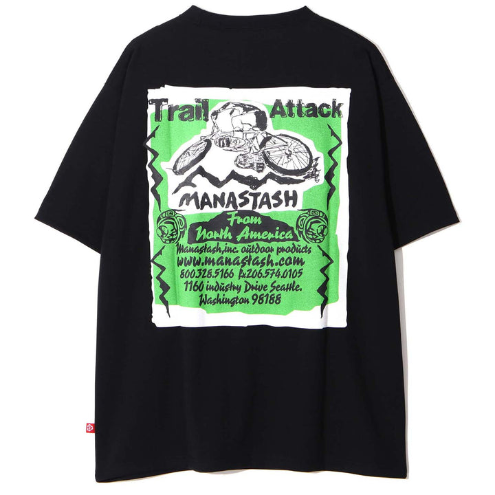 Manastash RE: Poly Tee Trail Attack T-Shirt - Men's Black