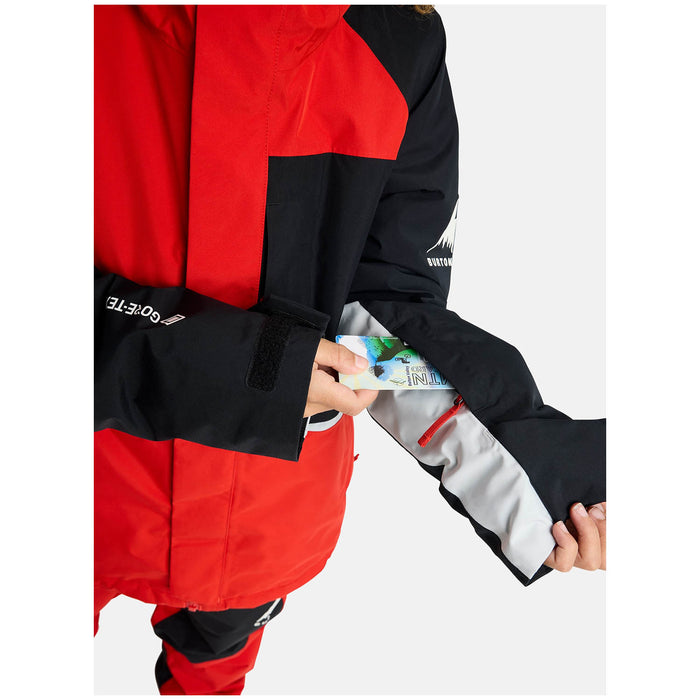 Burton Powline GORE-TEX Jacket - Kids' Flame Scarlet/True Black