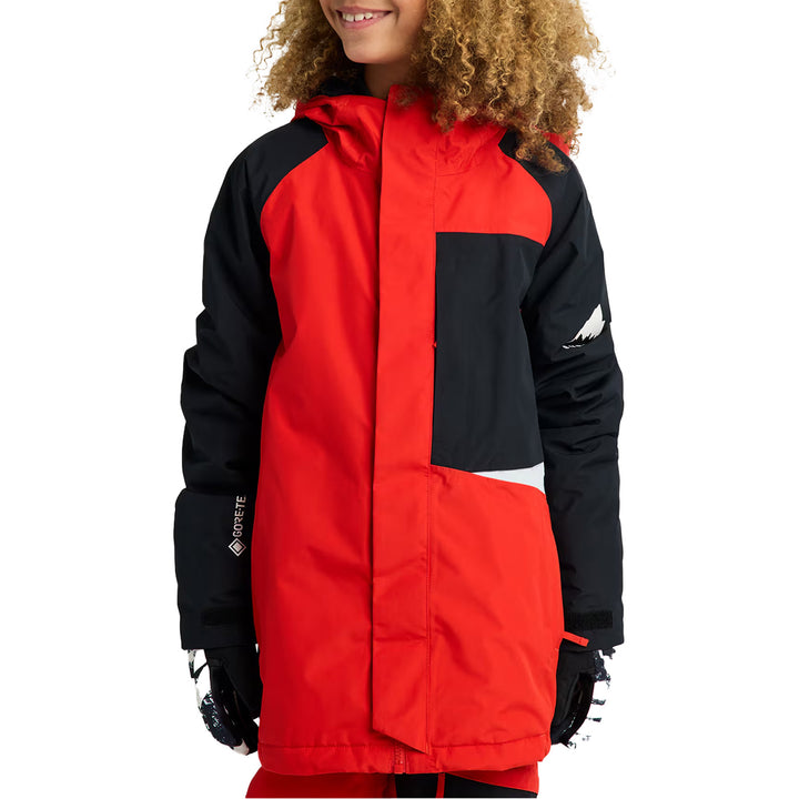 Burton Powline GORE-TEX Jacket - Kids' Flame Scarlet/True Black