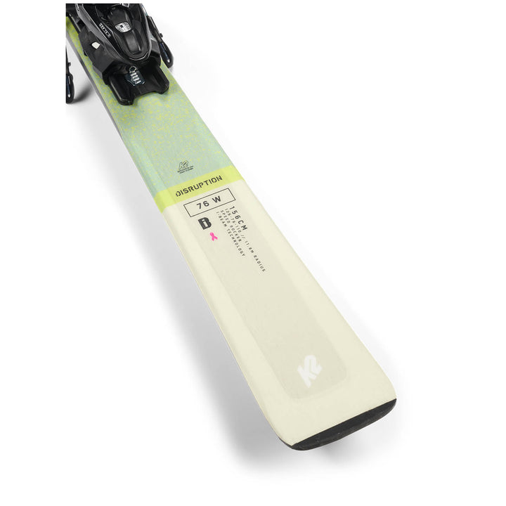 K2 Disruption 76 W Skis + ERP 10 Quikclik Bindings 2023