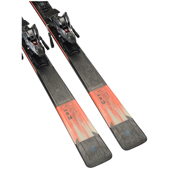 K2 Disruption MTi Skis + MXCell 12 Quikclik Bindings 2024