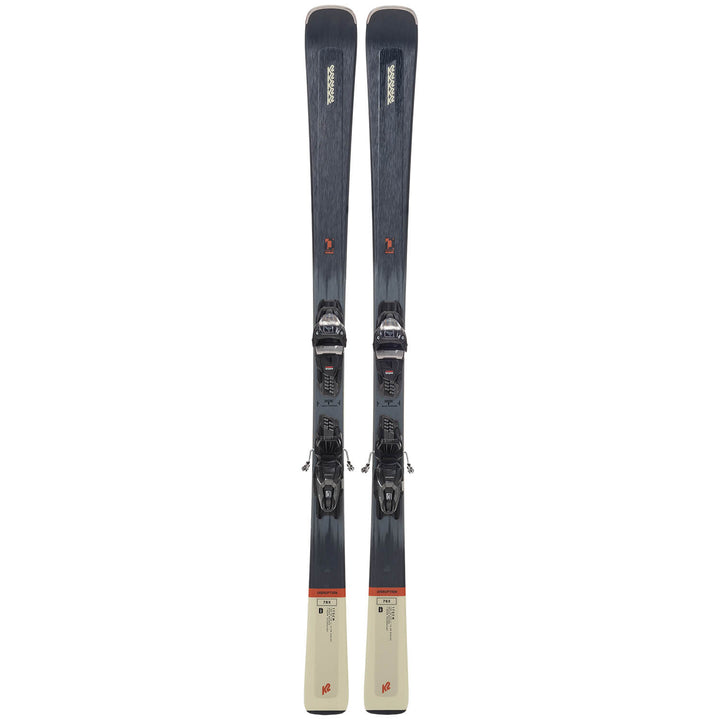 K2 Disruption 76 X Skis + M3 10 Compact Quikclik Bindings 2024