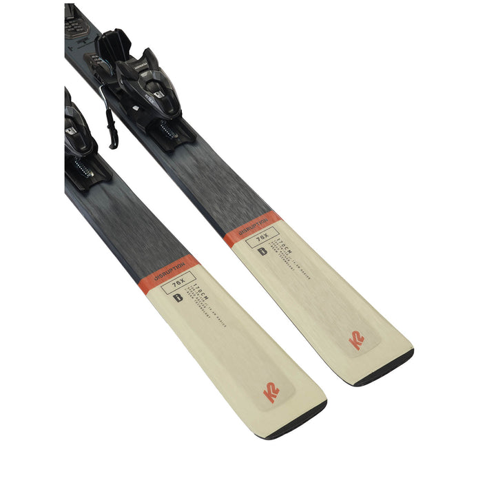 K2 Disruption 76 X Skis + M3 10 Compact Quikclik Bindings 2024