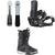 Salomon Sight X Snowboard + XA Supermatic Snowboard Bindings + Dialogue Dual Boa Snowboard Boots