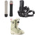 Salomon Overcast Snowboard + XA Supermatic Snowboard Bindings + Ivy BOA SJ Snowboard Boots - Women's 2026