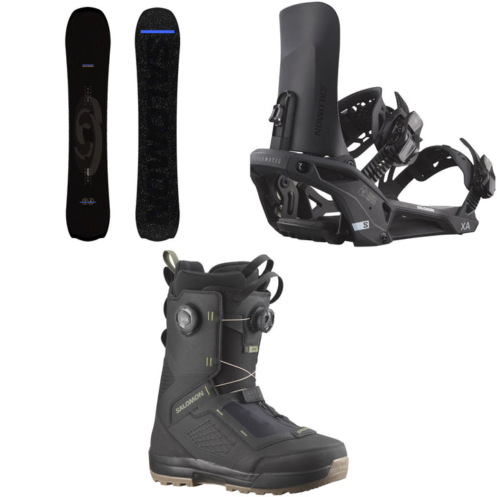 Salomon Fastlane Snowboard + XA Supermatic Snowboard Bindings + Echo Dual Boa Snowboard Boots 2026