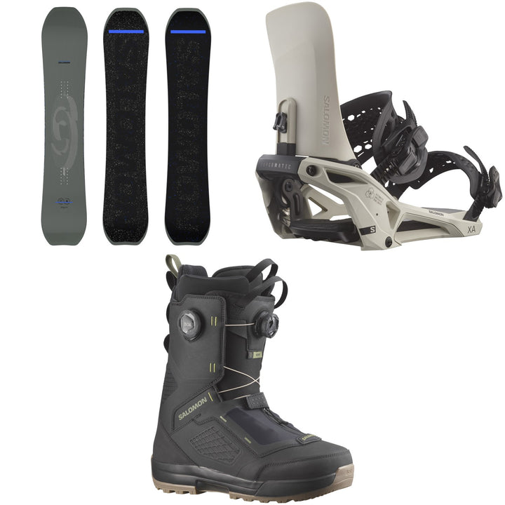 Salomon Highpath Snowboard + XA Supermatic Snowboard Bindings + Echo Dual Boa Snowboard Boots 2026