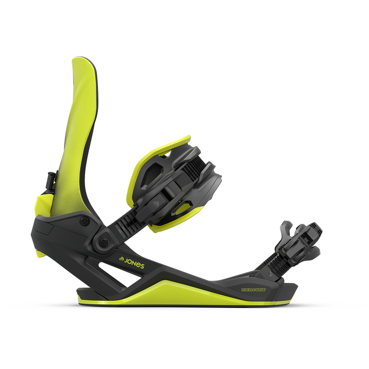 Jones Mercury FASE Snowboard Bindings 2026 Lime Art