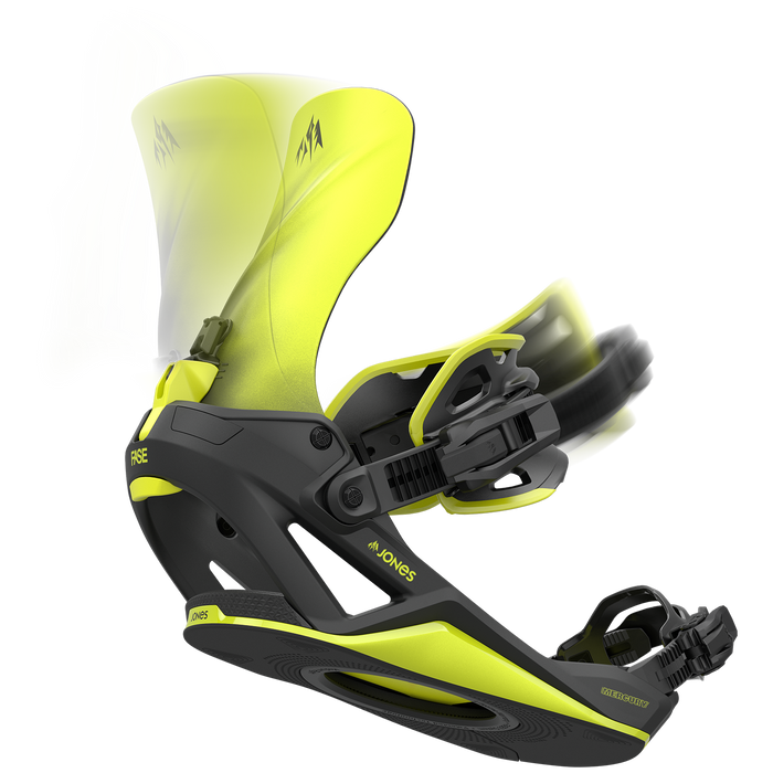 Jones Mercury FASE Snowboard Bindings 2026 Lime Art