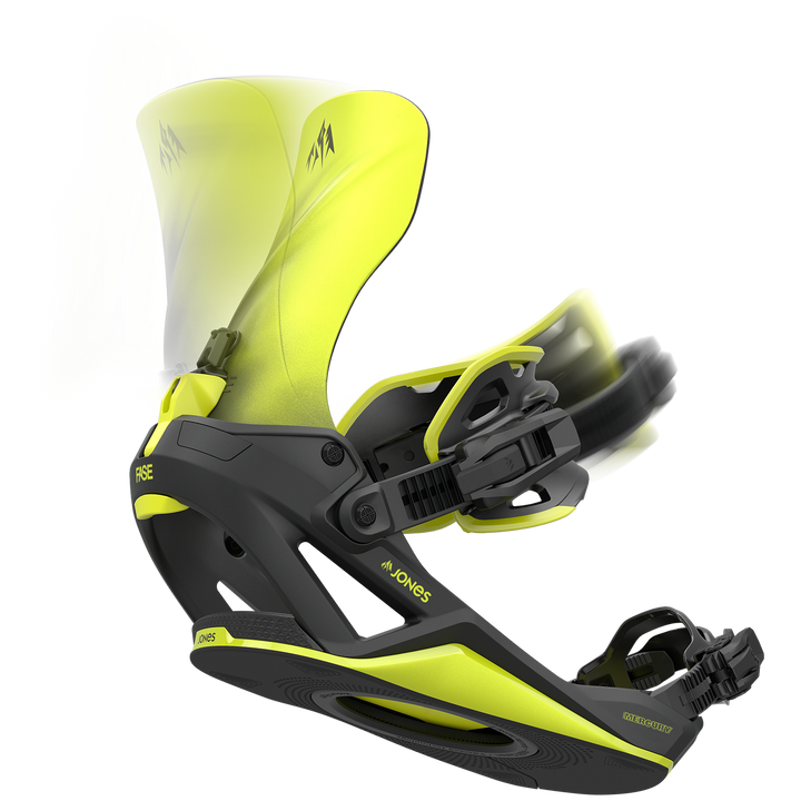 Jones Mercury FASE Snowboard Bindings 2026 Lime Art
