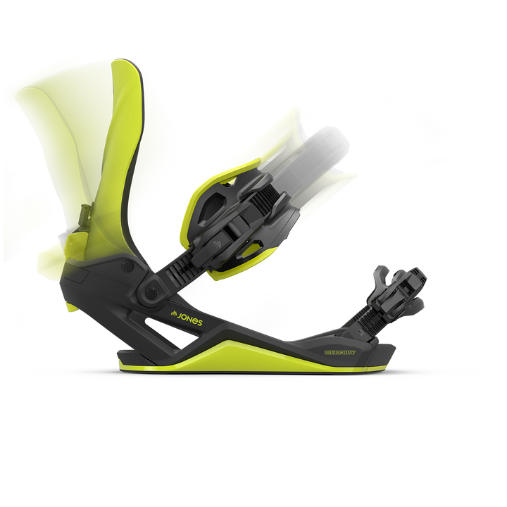 Jones Mercury FASE Snowboard Bindings 2026 Lime Art