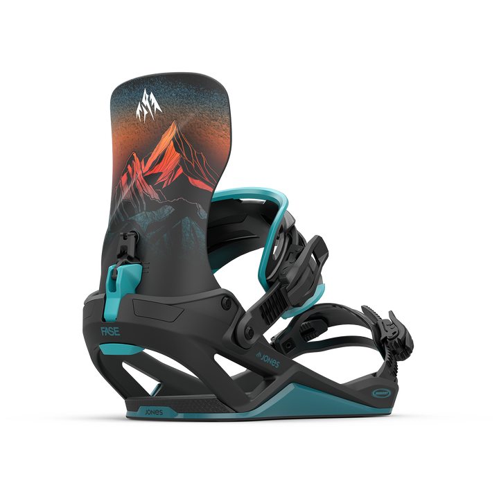 Jones Mercury FASE Snowboard Bindings 2026 Blue Art