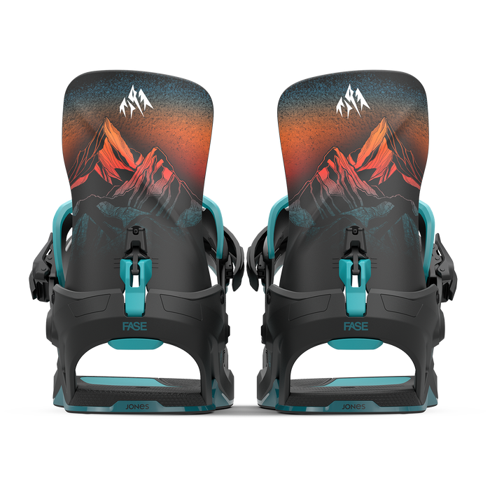 Jones Mercury FASE Snowboard Bindings 2026 Blue Art