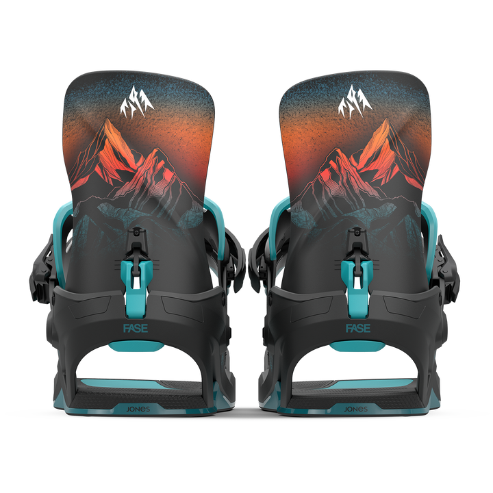 Jones Mercury FASE Snowboard Bindings 2026 Blue Art