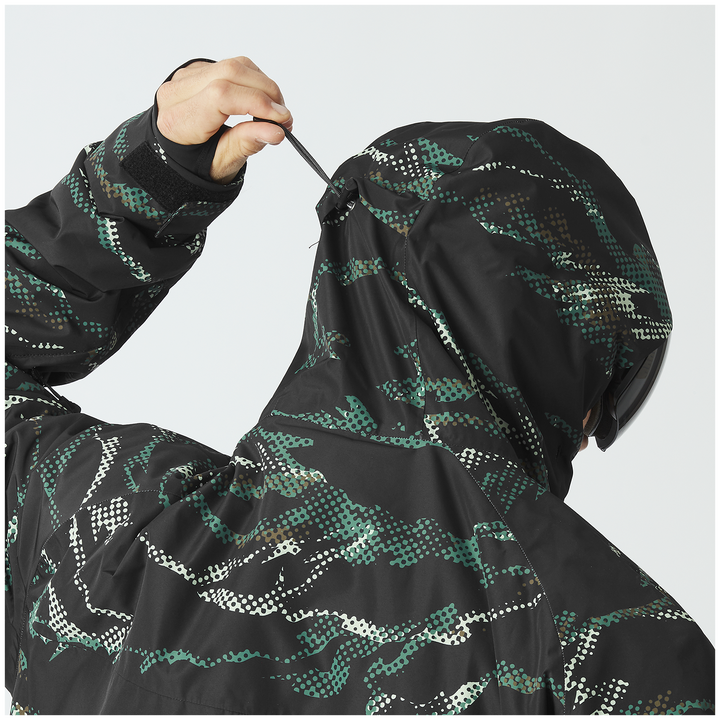 Picture Organic Akna M Jacket - Men's Forest Shadow Print