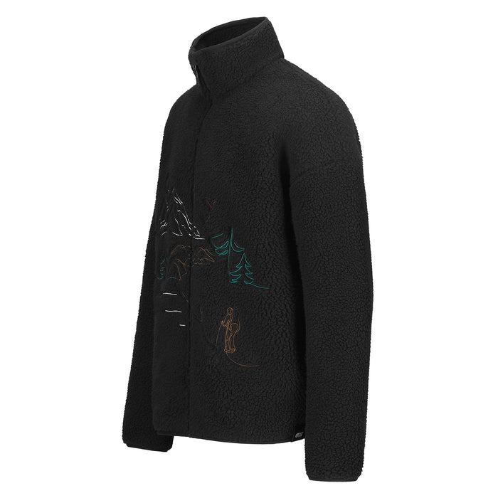 Picture Organic Hafdals EMB Zip Fleece - Men's Black