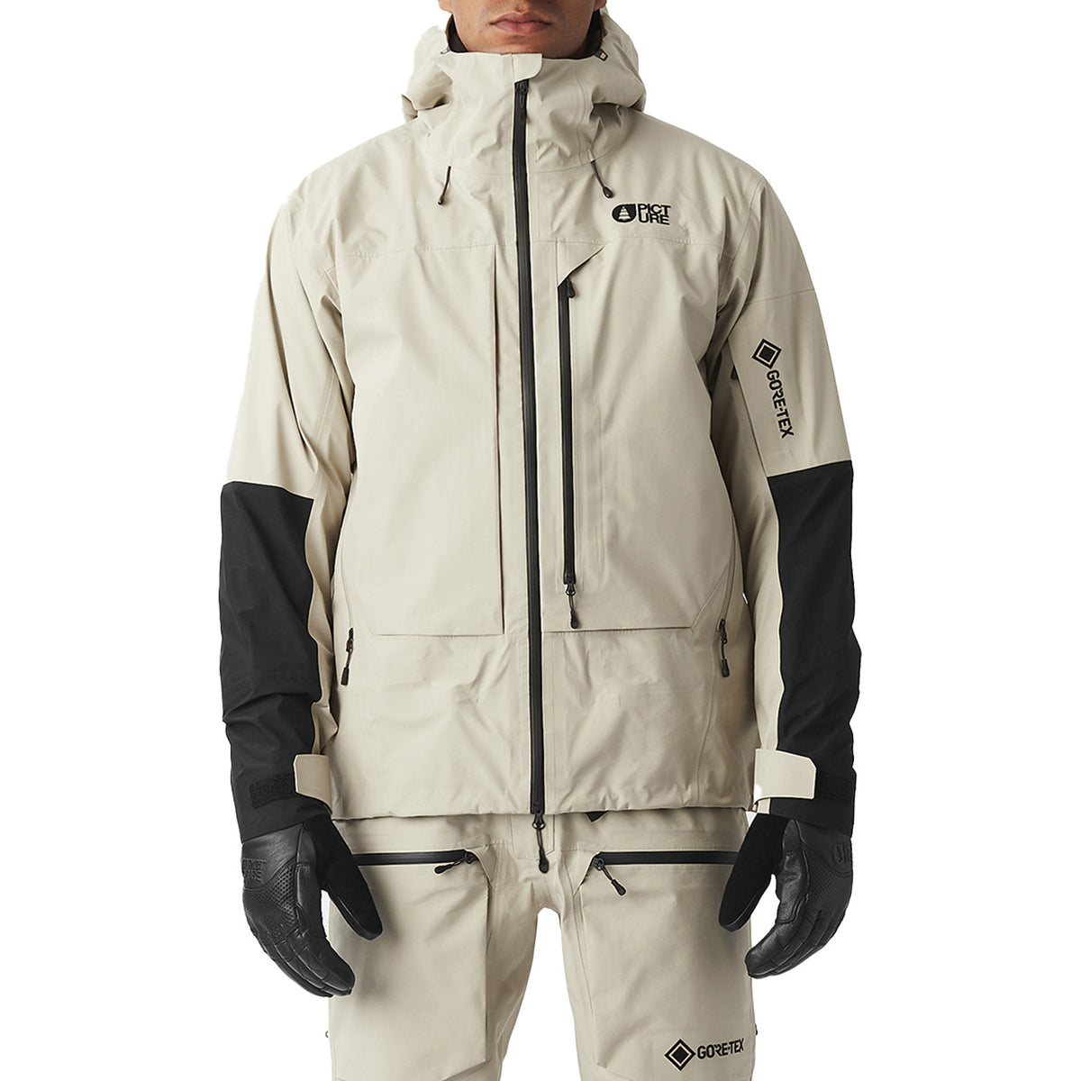 Picture Organic Huron GORE-TEX 3L Jacket - Men's Pure Cashmere