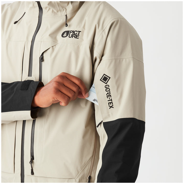 Picture Organic Huron GORE-TEX 3L Jacket - Men's Pure Cashmere