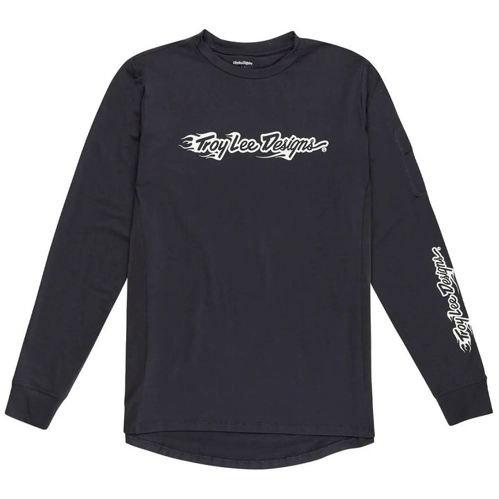 Troy Lee Designs Ruckus Long-Sleeve Ride Tee Burn Out Carbon