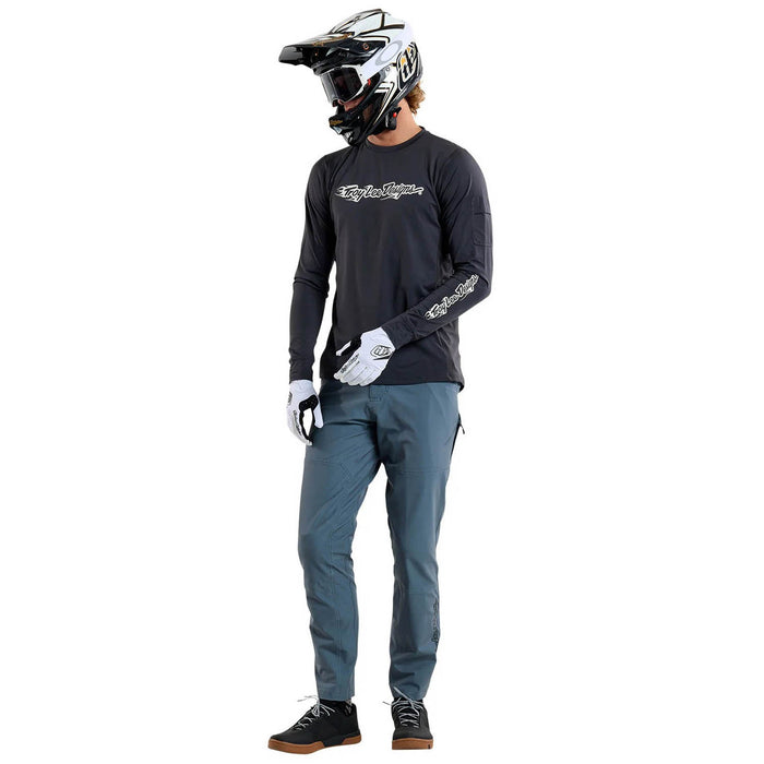 Troy Lee Designs Ruckus Long-Sleeve Ride Tee Burn Out Carbon