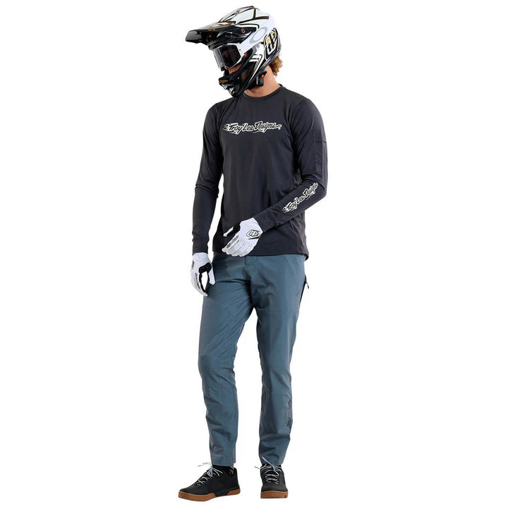 Troy Lee Designs Ruckus Long-Sleeve Ride Tee Burn Out Carbon