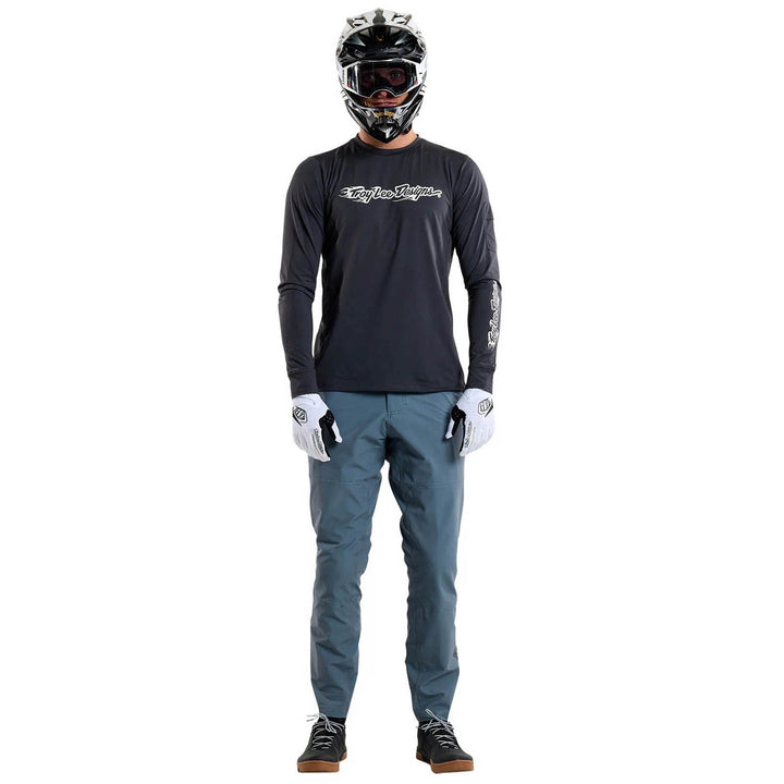 Troy Lee Designs Ruckus Long-Sleeve Ride Tee Burn Out Carbon