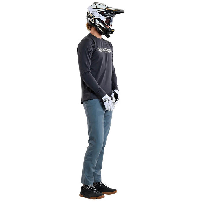 Troy Lee Designs Ruckus Long-Sleeve Ride Tee Burn Out Carbon