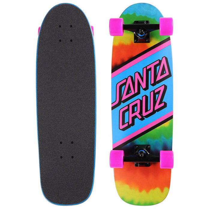 Santa Cruz Skateboards Rainbow Tie Dye 8.79 Cruiser Complete