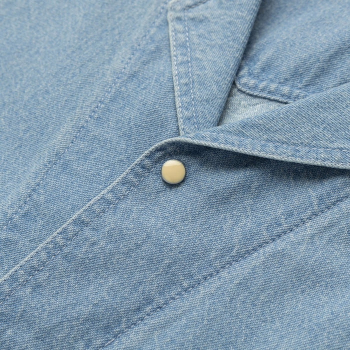 Seager Southpaw Whippersnapper Shirt - Men's Light Wash Indigo