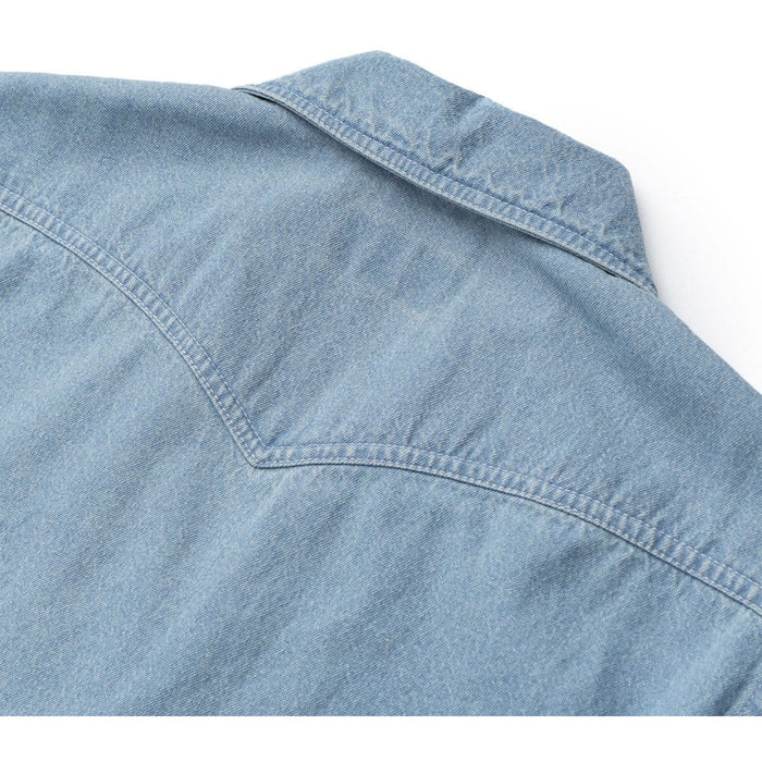 Seager Southpaw Whippersnapper Shirt - Men's Light Wash Indigo