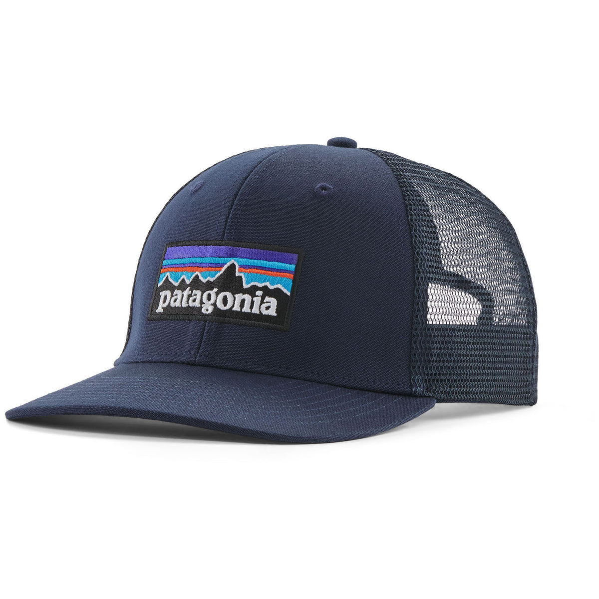 Patagonia P-6 Logo Trucker Hat New Navy