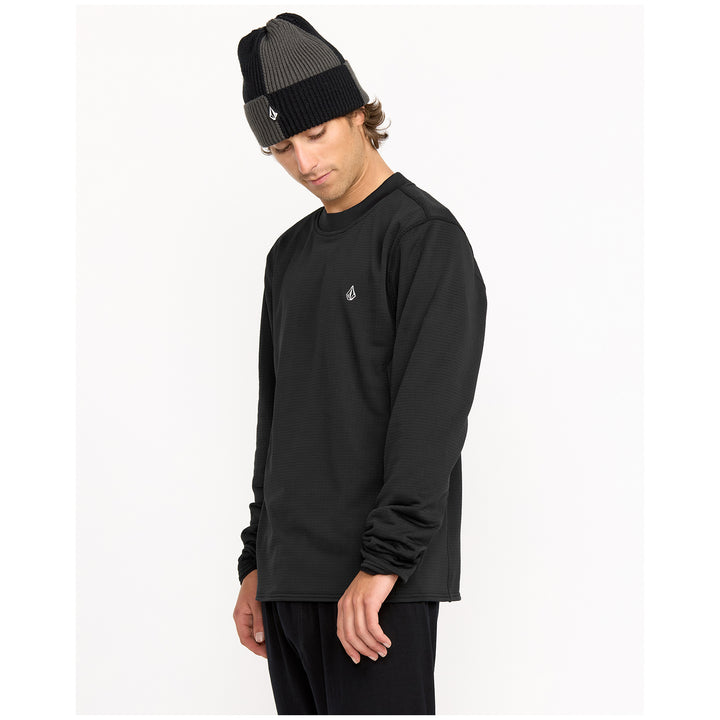 Volcom Gridlock Crewneck Fleece - Men's Black