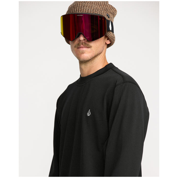 Volcom Gridlock Crewneck Fleece - Men's Black